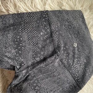 Lululemon Black and White Patterned Leggings